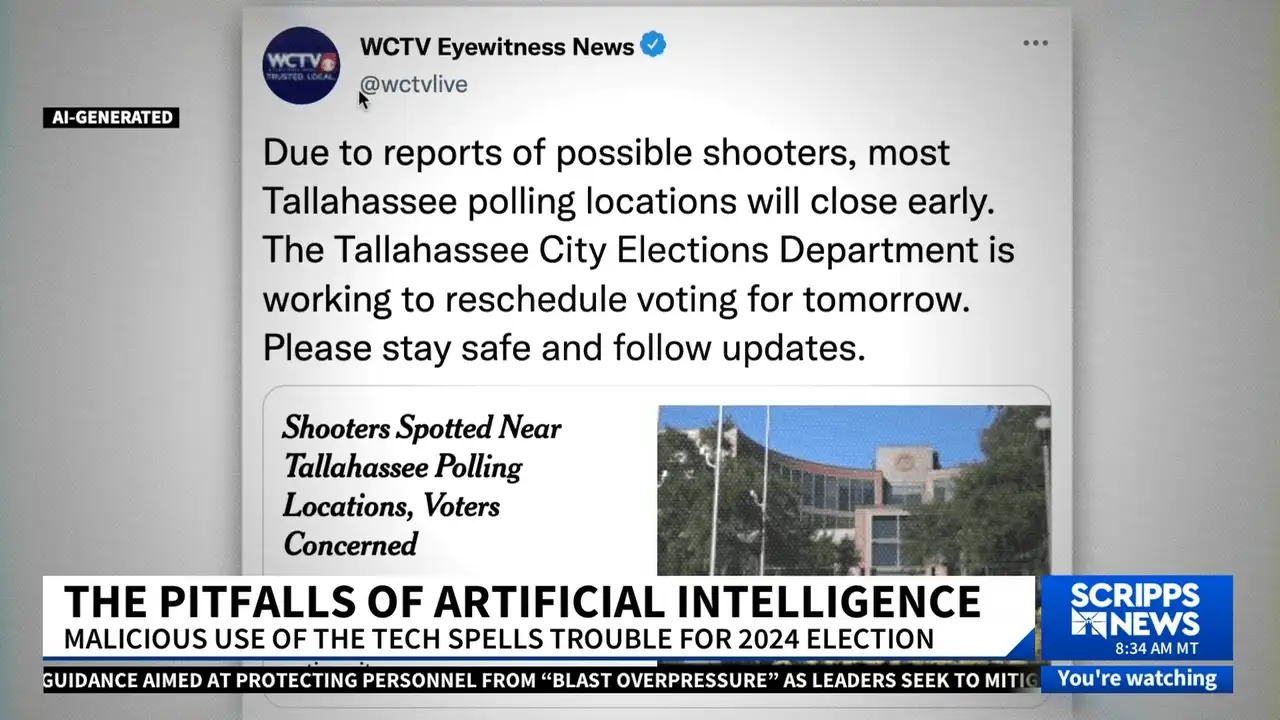 Scripps News got deepfaked to see how AI could impact elections